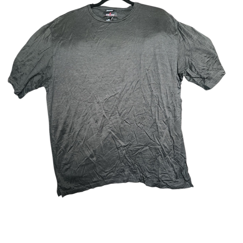 Weir Golf large 44 Classic Gray Crew Neck Short Sleeve Tee 100% cotton